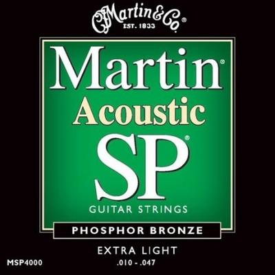 Martin Acoustic SP 010-047 Phosphor Bronze Extra Light guitar strings