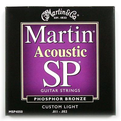 Martin Acoustic SP 011-052 Phosphor Bronze Custom Light guitar strings