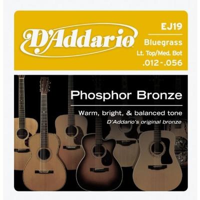 D'Addario EJ19 012-056 Phosphor Bronze Bluegrass acoustic guitar strings