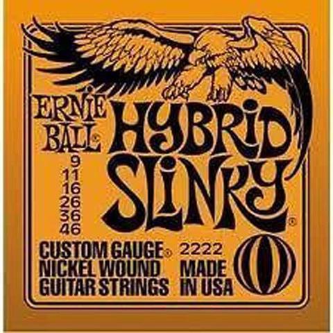 Ernie Ball Hybrid Slinky 009-046 nickel wound electric guitar strings