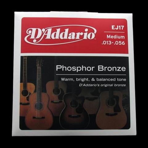 D'Addario EJ17 013-056 Phosphor Bronze Medium acoustic guitar strings