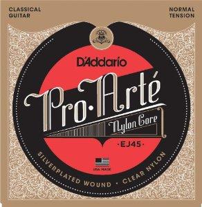 D'Addario Pro-Arté EJ45 028-043 Nylon Core classical guitar strings